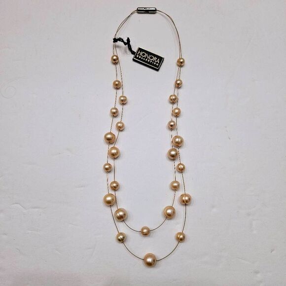 NWT Honora Collection Pink Pearl Layered Necklace: Sexy Flirty Feminine Essentia - Picture 1 of 6